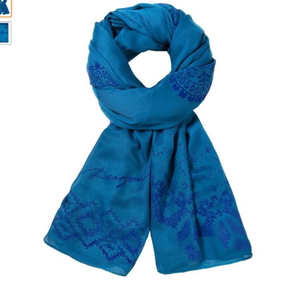 Scarf blue - Picture 1 of 4